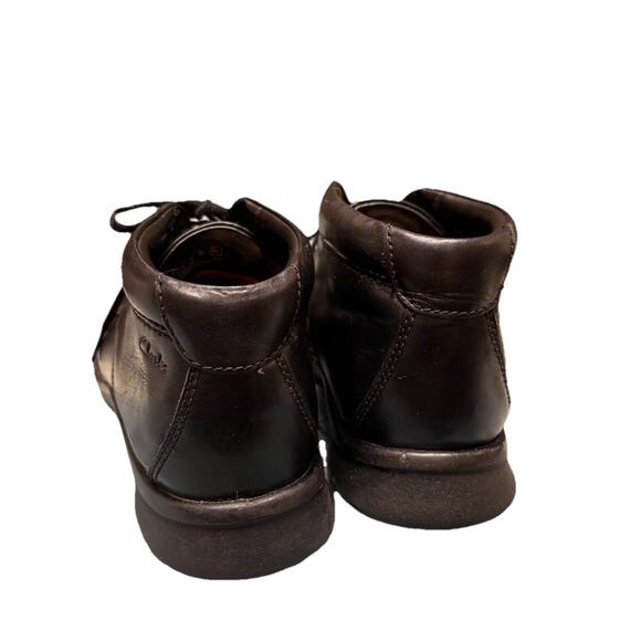Clarks Boots Mens Size 7.5 Black Leather Chukka Ankle Casual Dress Comfort main image 2